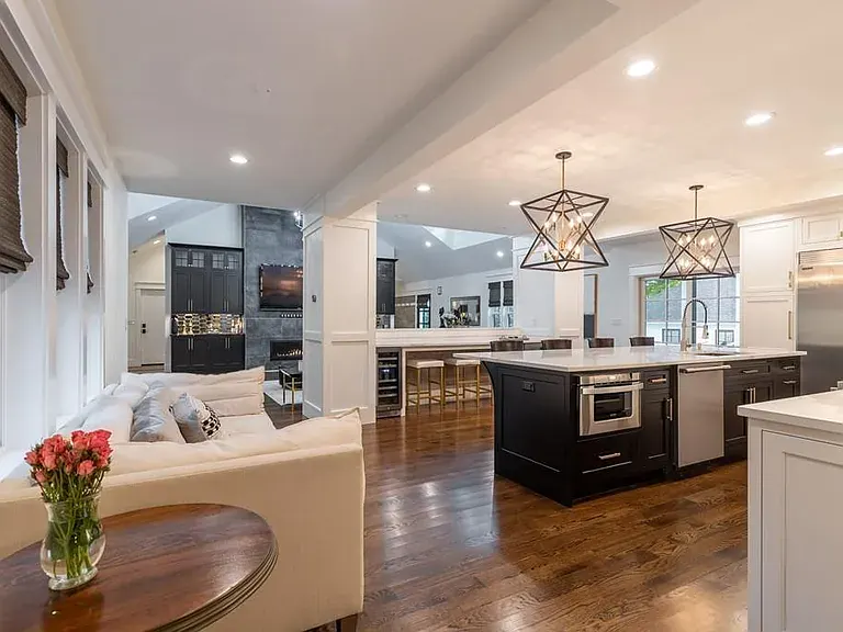 Real TouchShine open-plan home cleaning result